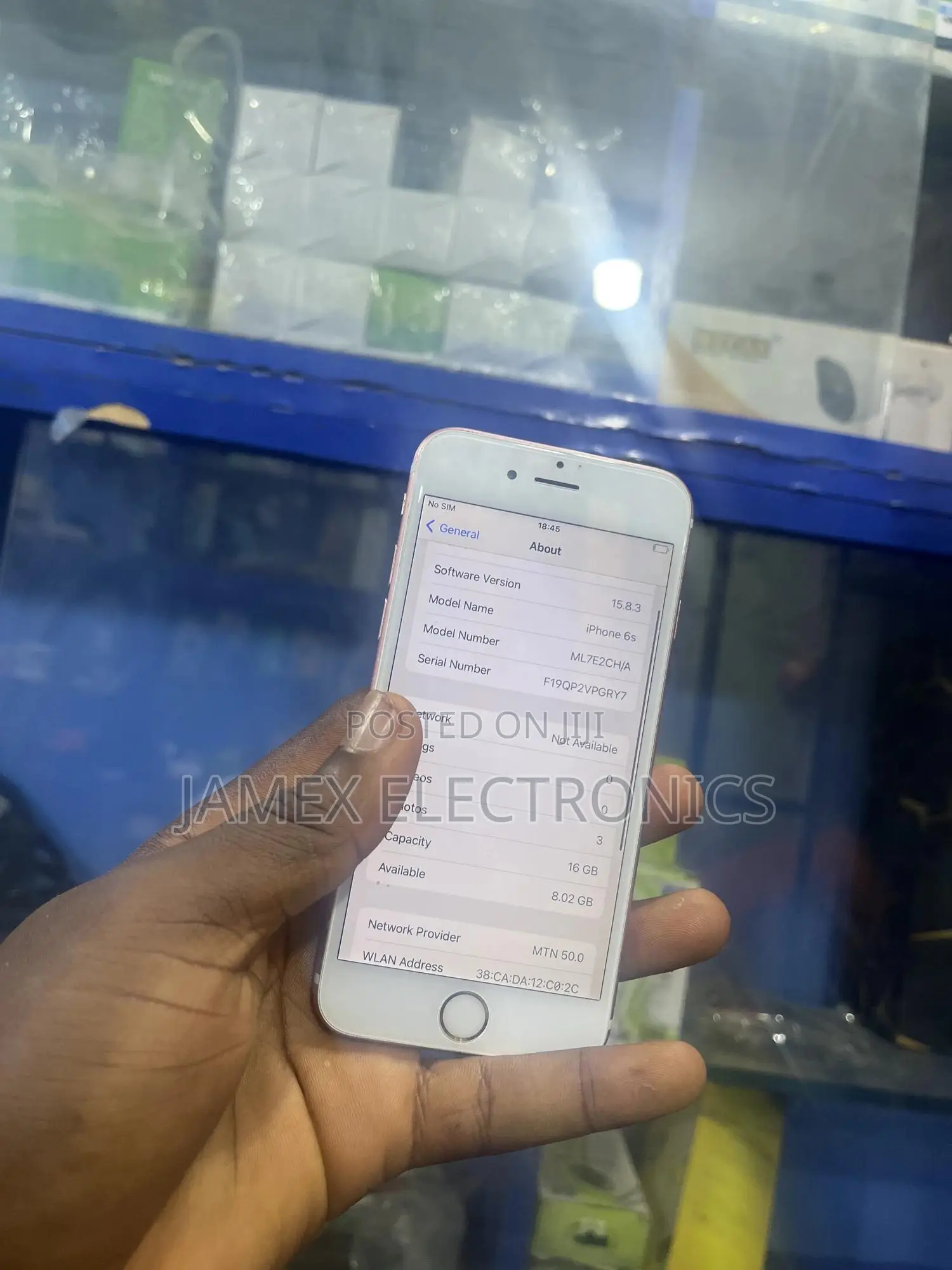 Apple iPhone 6s 16 GB Rose Gold