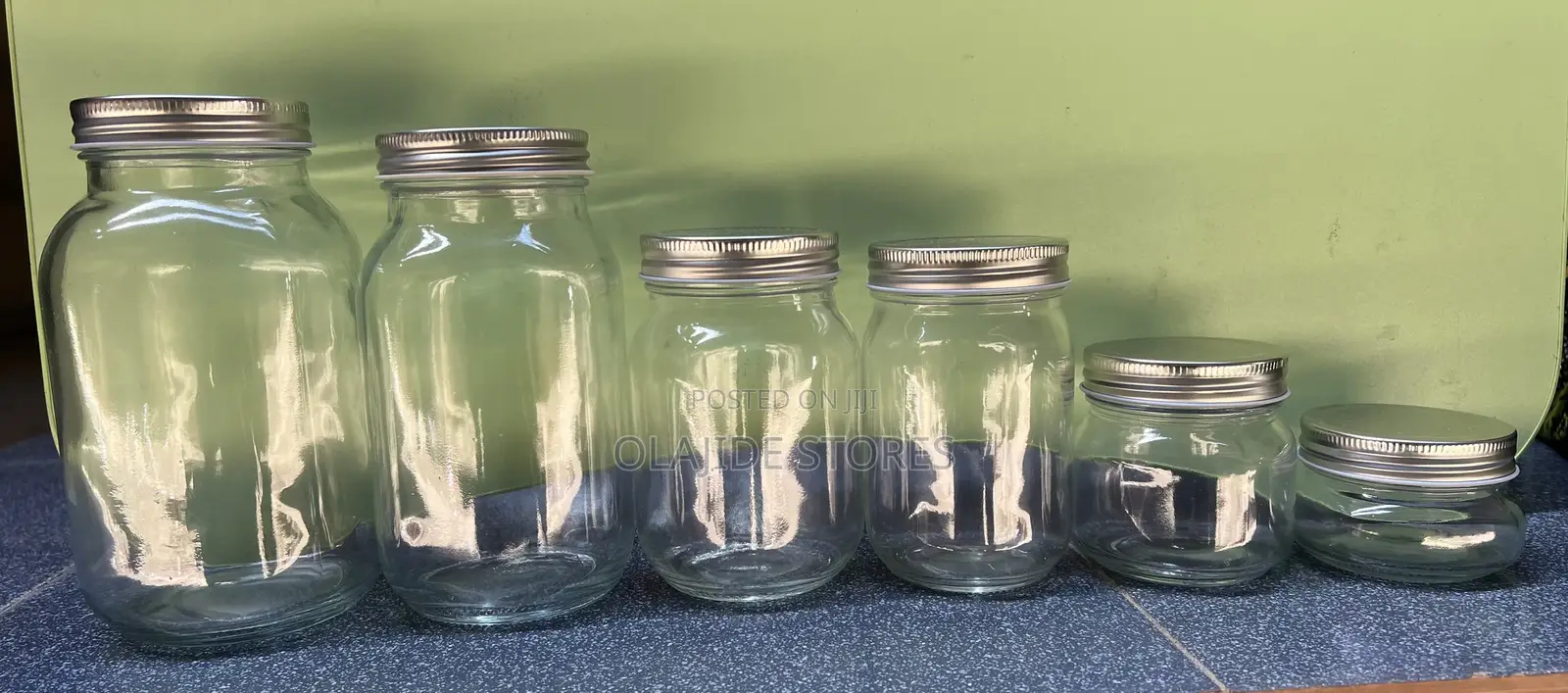 Glass Bottles Storage Jar