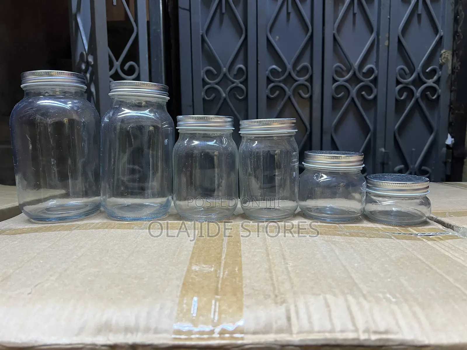 Glass Bottles Storage Jar