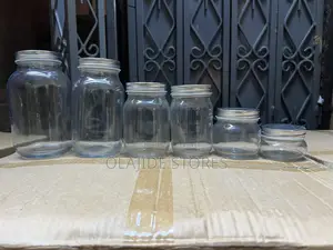 Glass Bottles Storage Jar