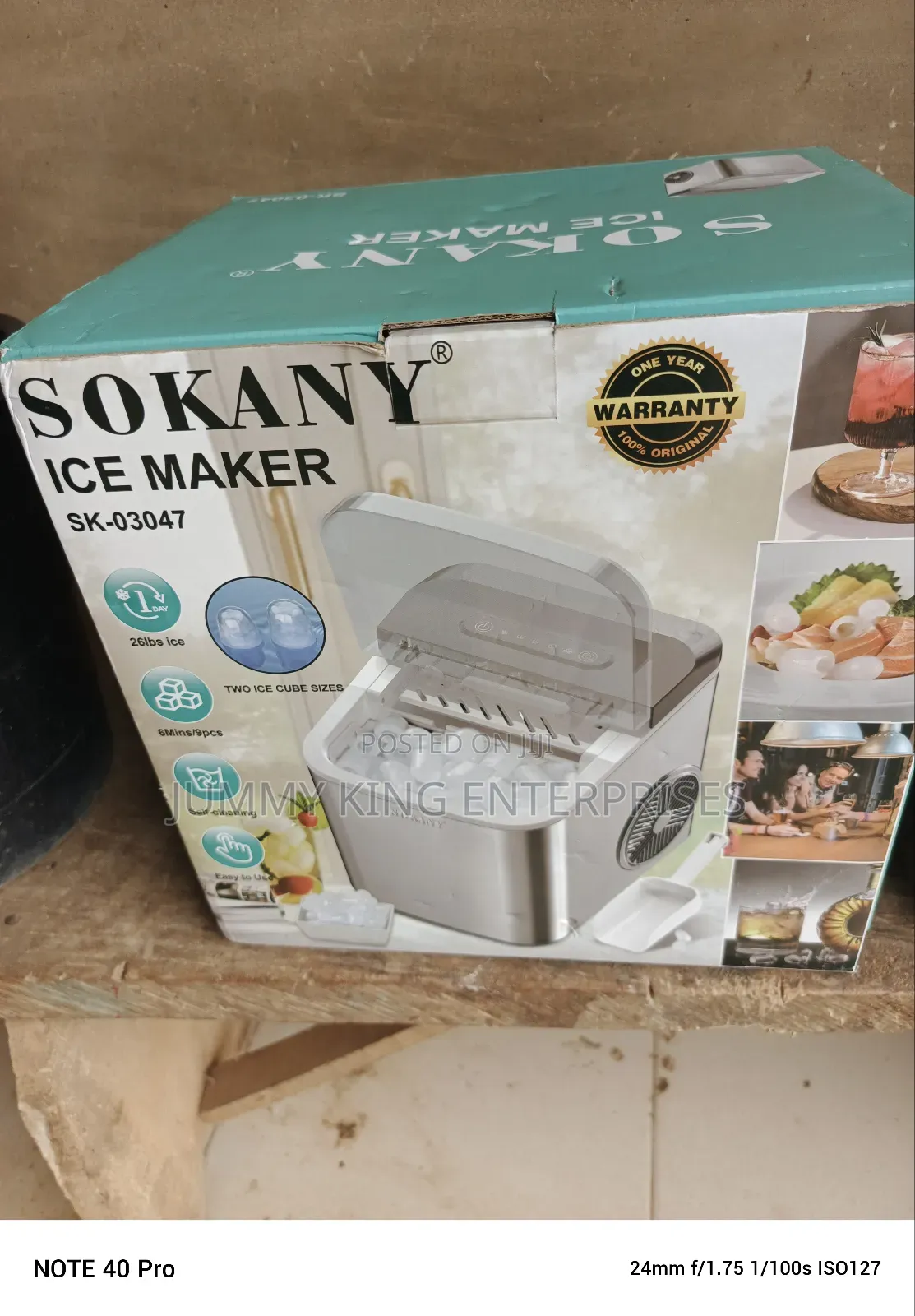 Countertop Compact Designed Ice Cube Maker
