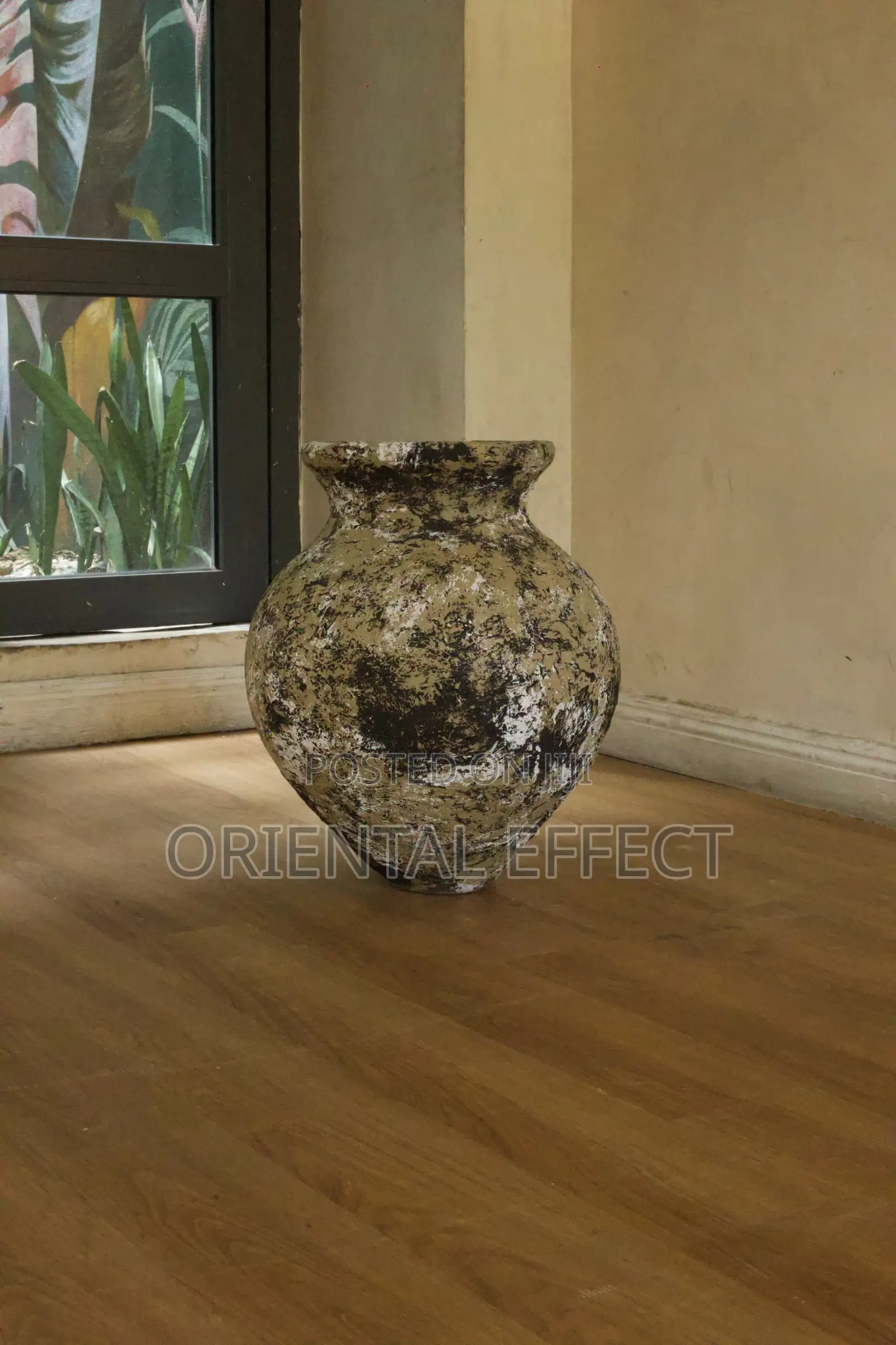 Aradel Pot (Sage Green Rustic)