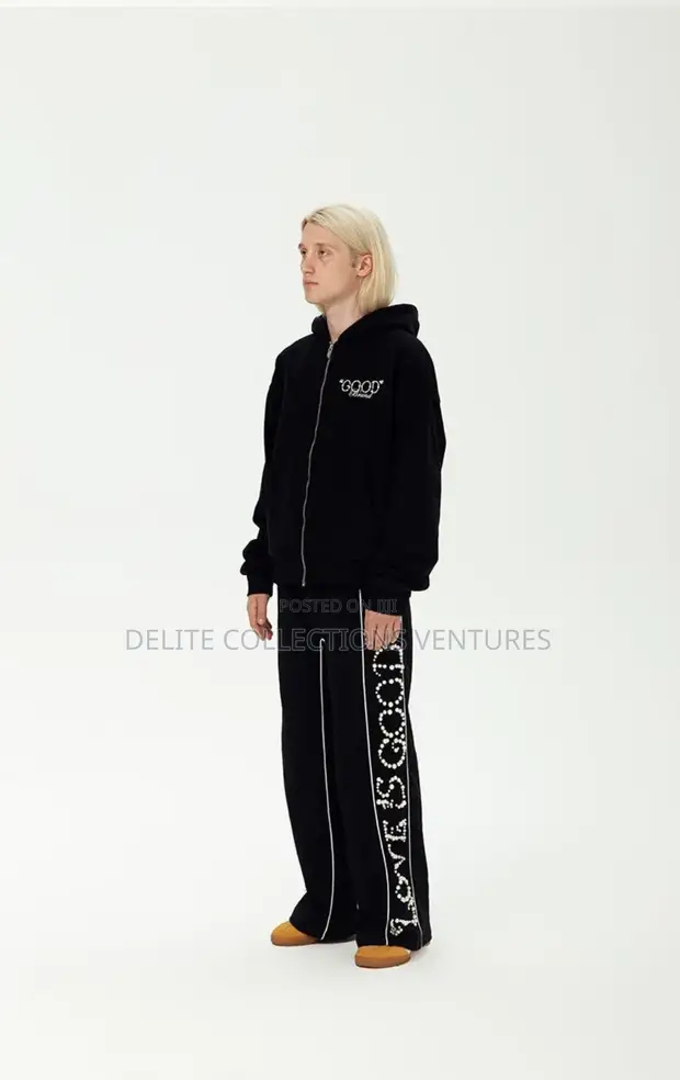 Goodbrand 2024f/W “Love Is Good” Pearl Sweatpants in Lagos Island