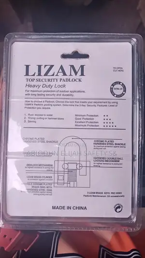 Original Quality Padlock 5 Keys