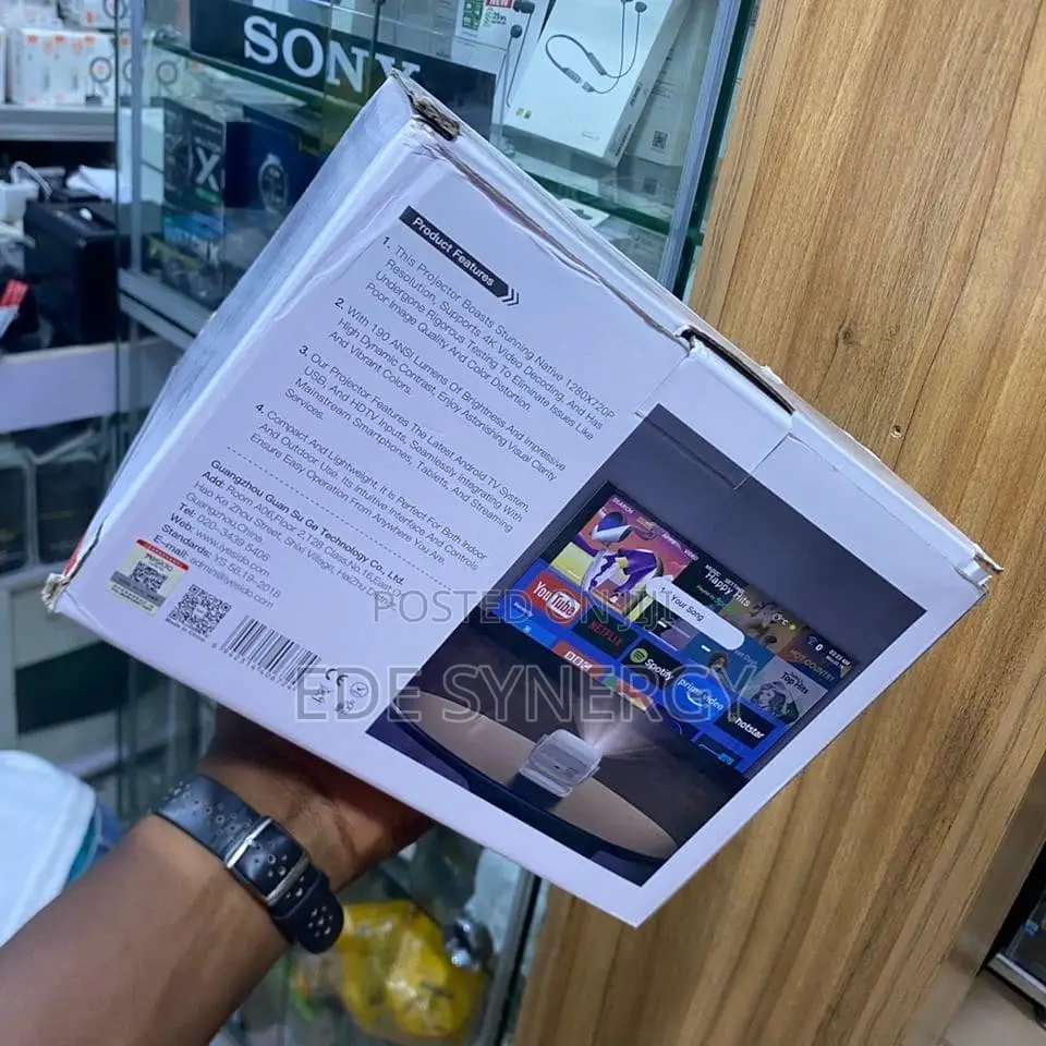 Yesido Adjustable Projector Android 9.0.