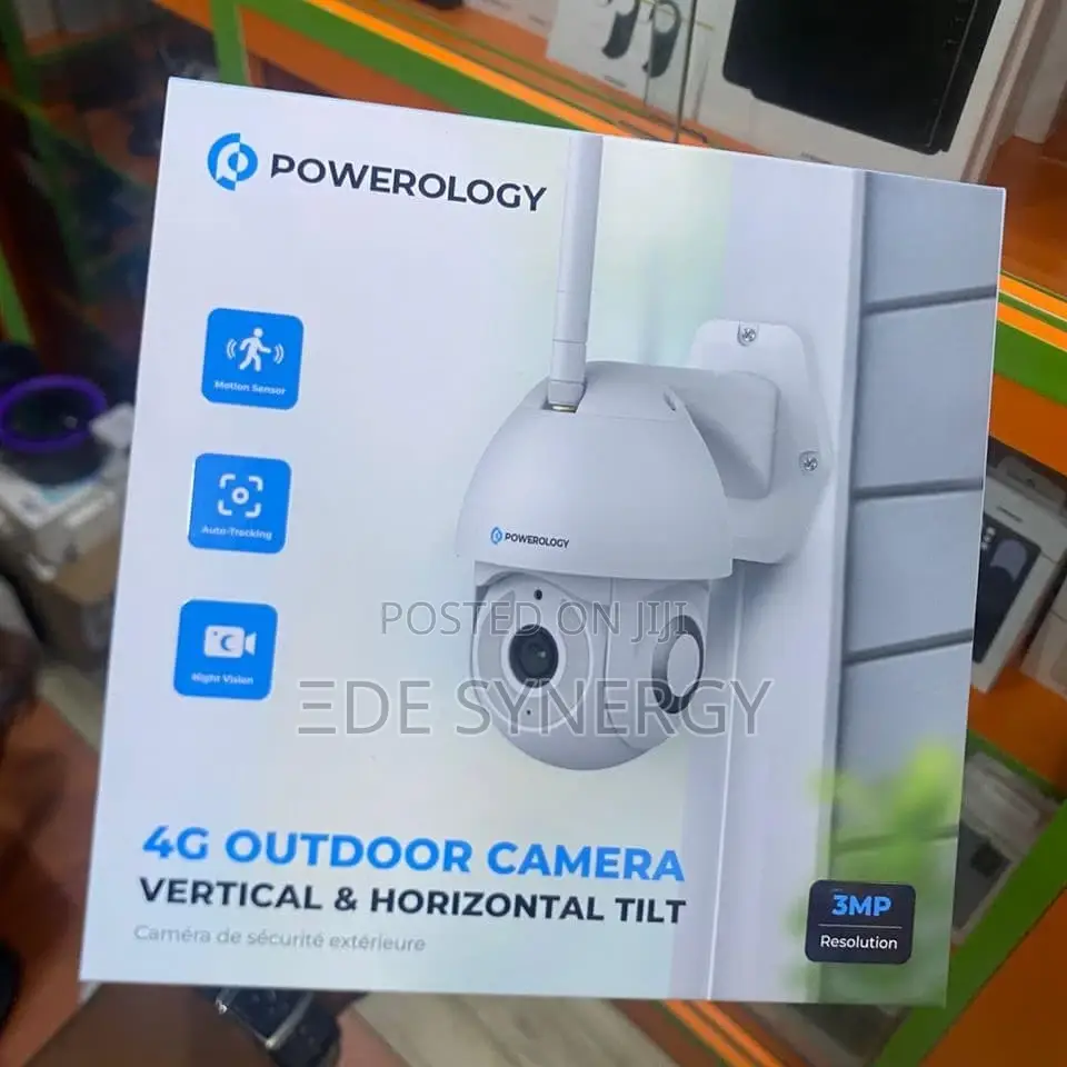 Powerology 4g Outdoor Camera Vertical Horizontal Tilt