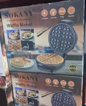 Sokany Waffle Maker 1000w Model: Kj-505