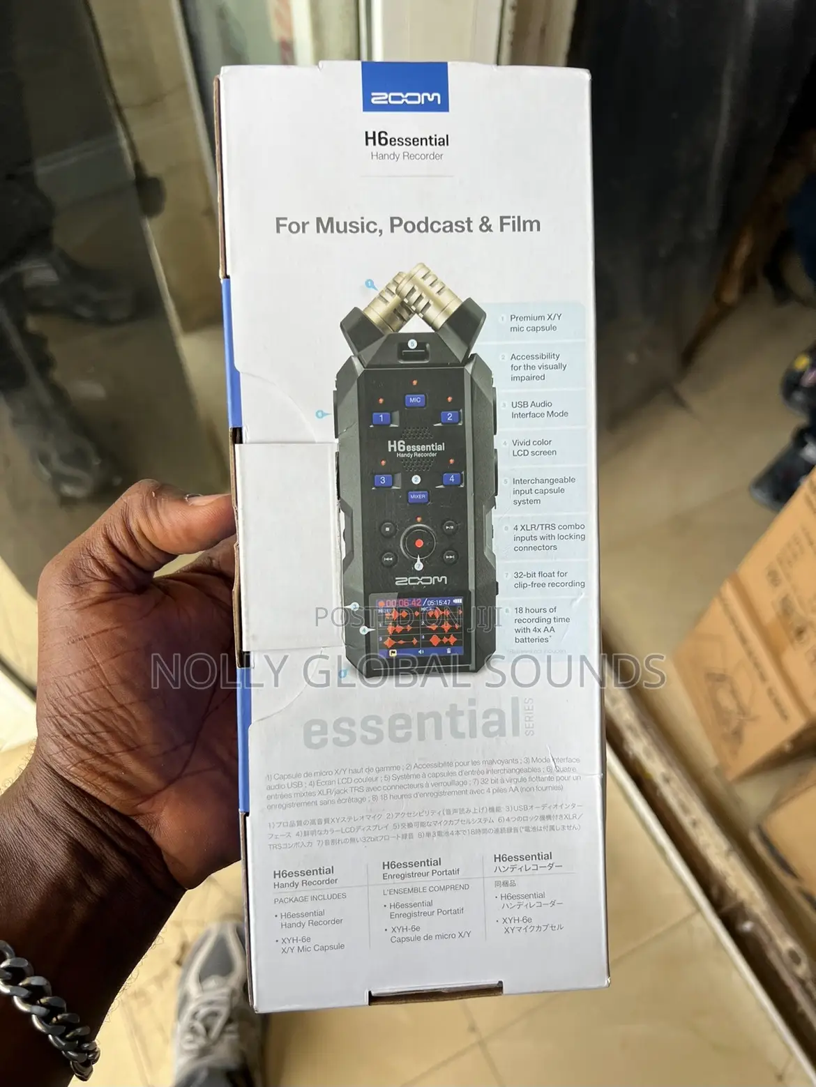 Zoom H6 Essential (2024) With 32-Bit Float, 6track Recorder