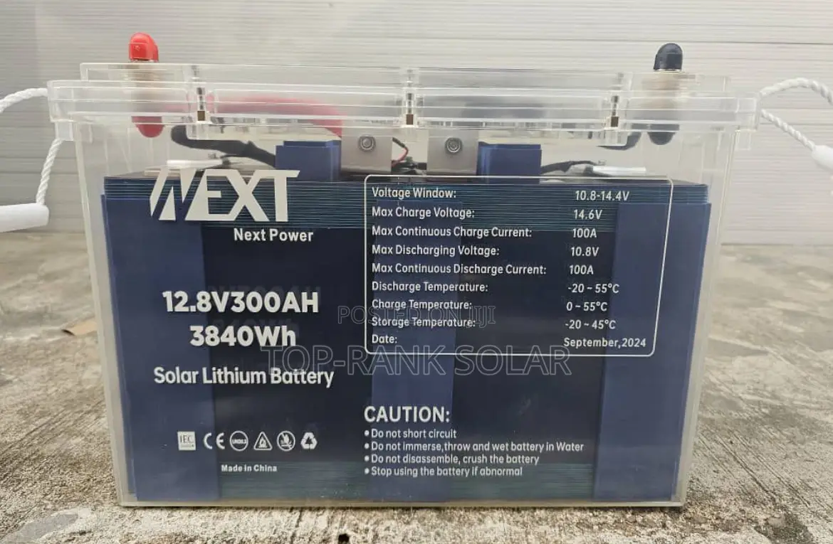3.8kwh Lithium Battery 12v