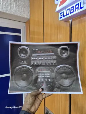 Laptop Sticker (Dj Music Retro)
