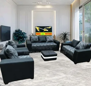 Quality Couches of 7 Seaters Sofa Chairs With Puffy Table