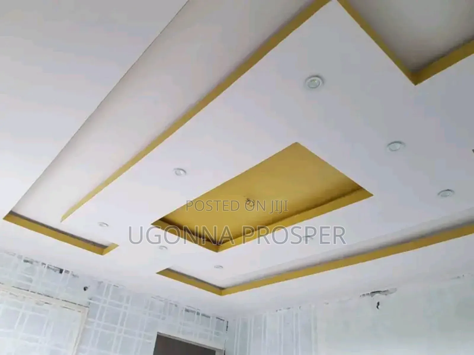 Polystyrene Pop Ceiling Design and Wall Screeding