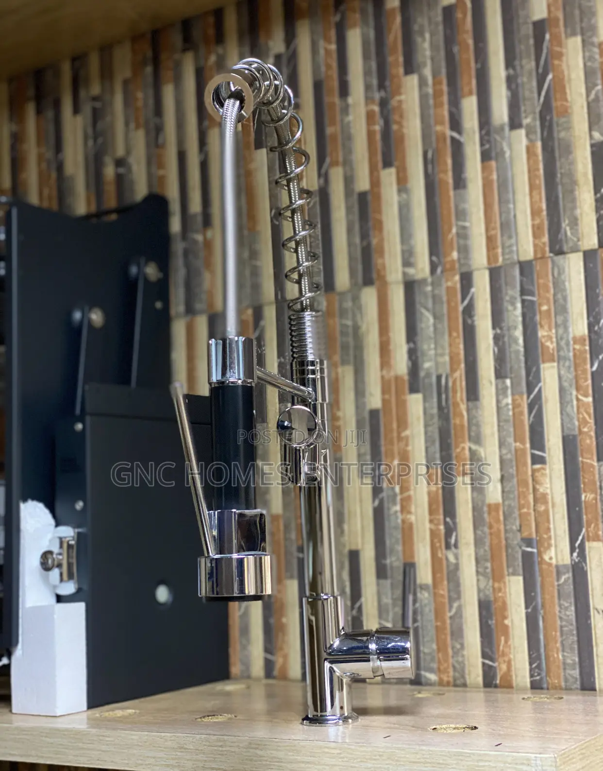 Silver Kitchen Mixer Tap