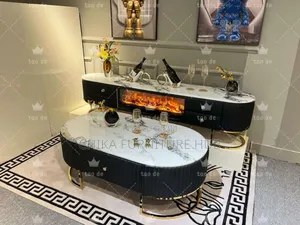 Set of Tv Stand Fire Place Nd Centre Table