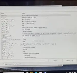 Laptop HP EliteBook x360 1040 G7 16GB Intel Core i5 SSD 256GB