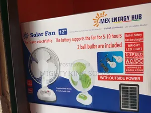 This Is Solar Table Fan 12 Inches