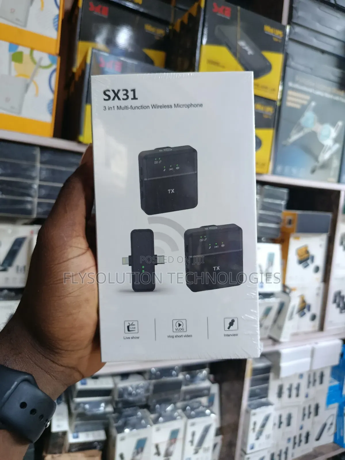 Sx31 3-in-1 Multi-Function Wireless Microphone