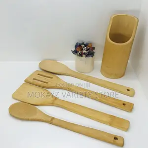 Wooden 4pcs Kitchen Cooking Spoon Set (Bulk)