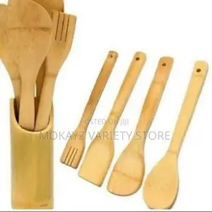 Wooden 4pcs Kitchen Cooking Spoon Set (Bulk)