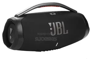 JBL Boombox 3 Black Portable Bluetooth Speaker With Massives