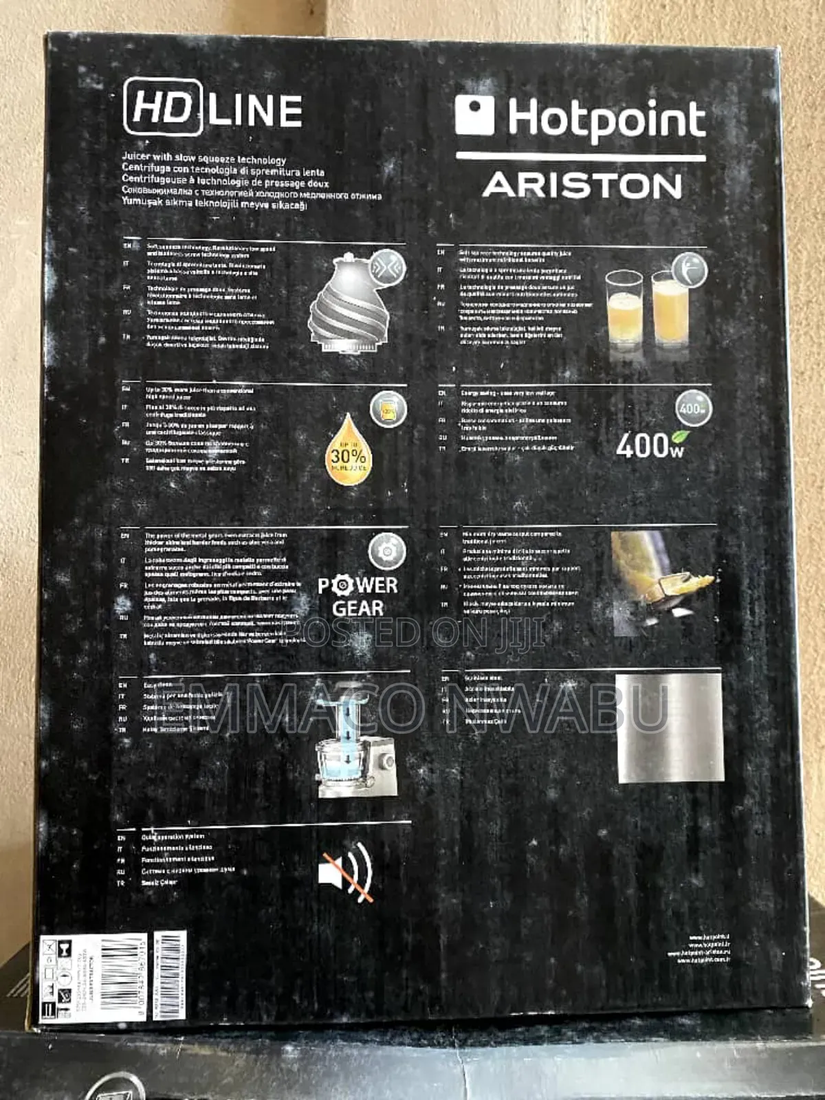 Hotpoint Ariston Slow Juicer 400watts.