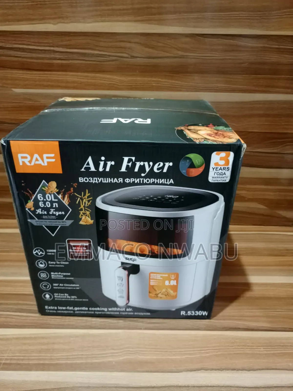 Raf Digital 6litres Airfryer