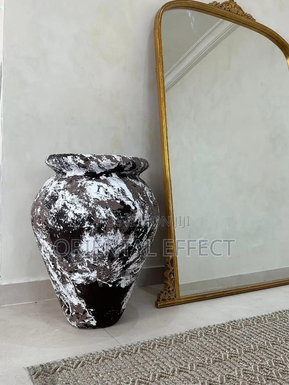 Odemis Pot – Mocha Rustic Finish