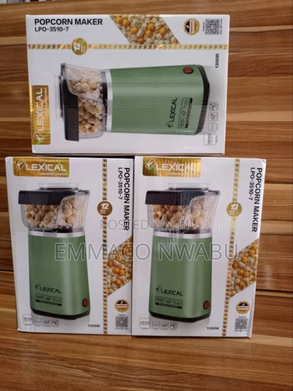 Lexical Professional Vertical Popcorn Maker. Lpo-3510-7.