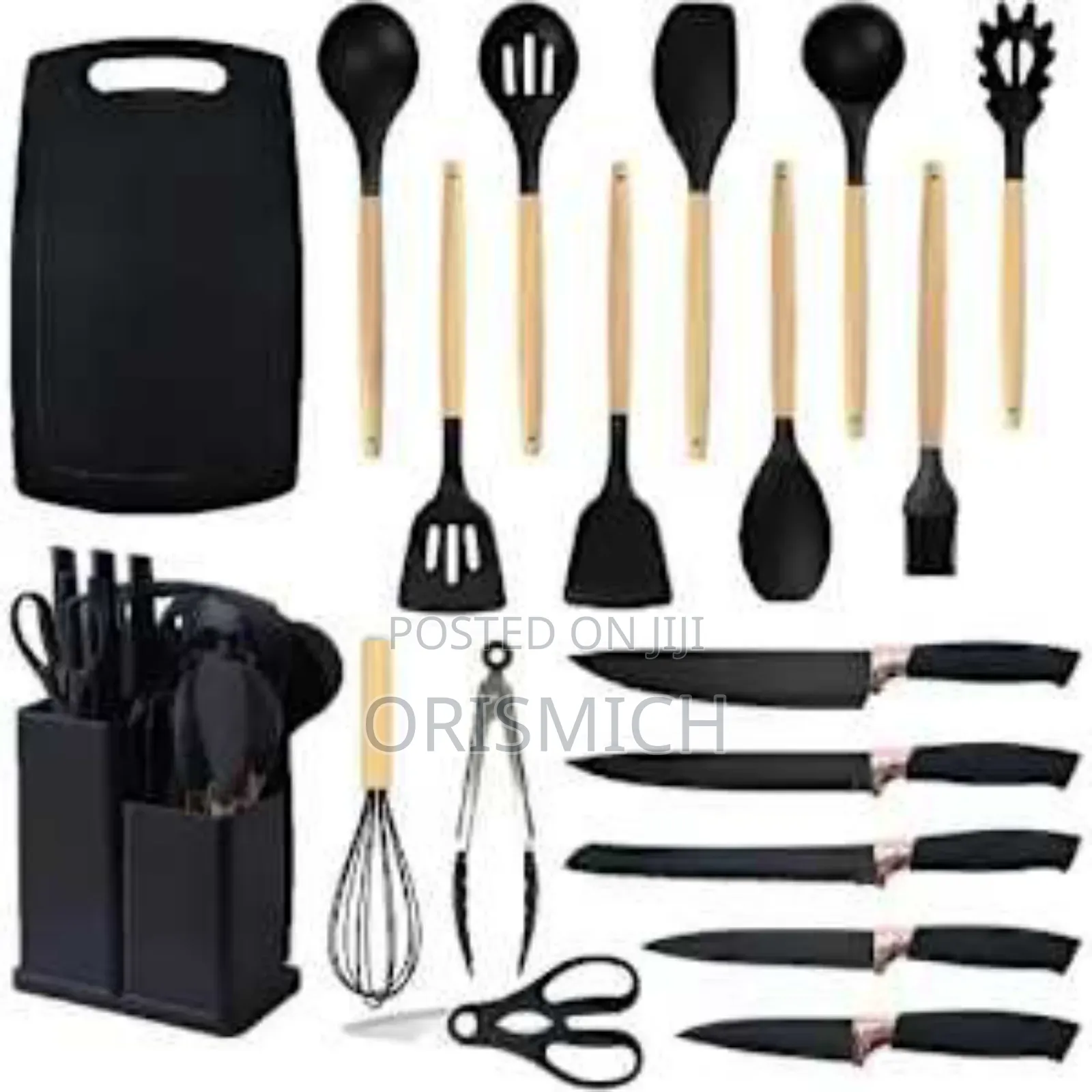 19pcs Silicone Spoon Set