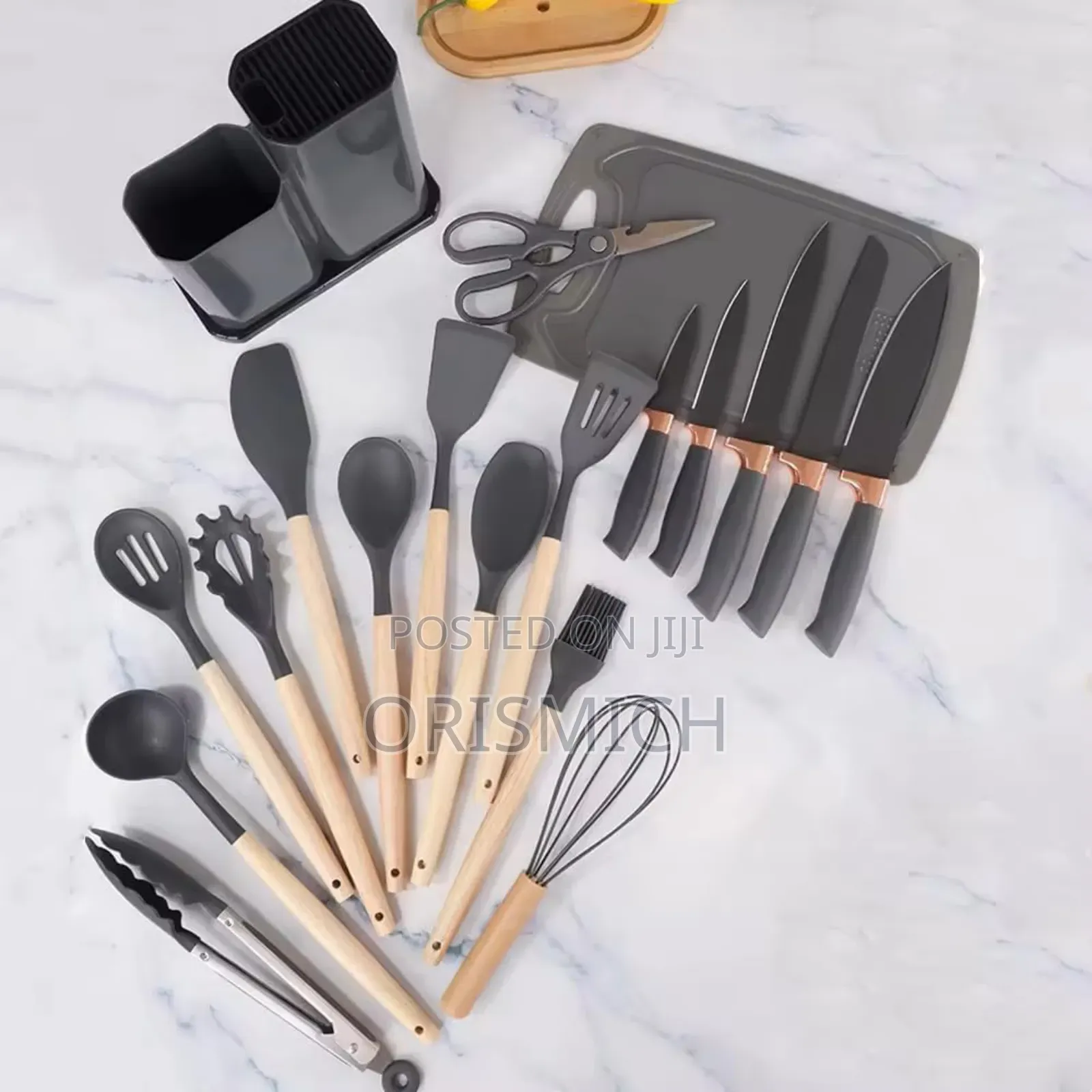 19pcs Silicone Spoon Set