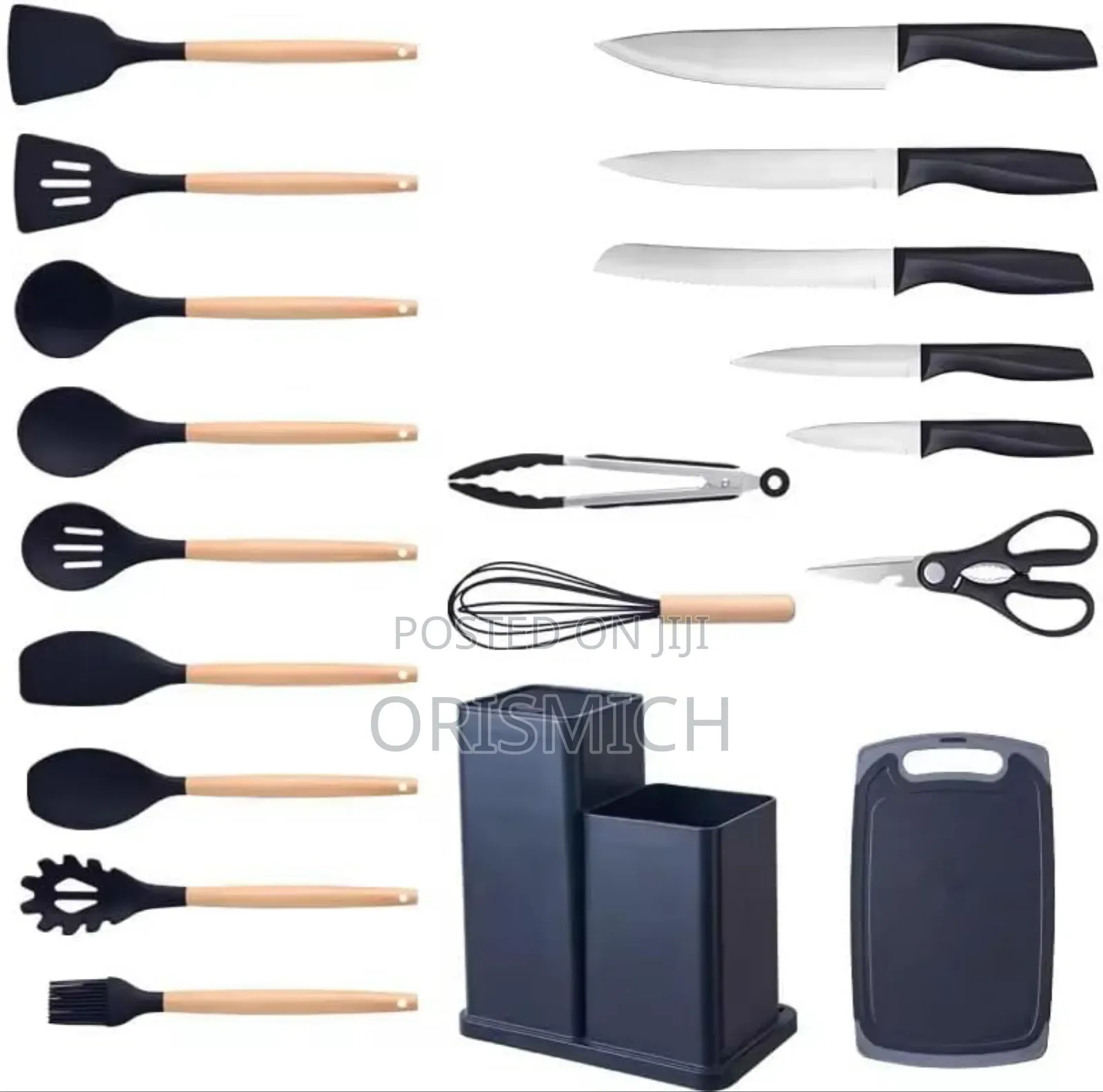 19pcs Silicone Spoon Set