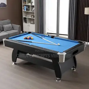 Photo - Shiny Quality Wood 7ft Snooker Pool Table