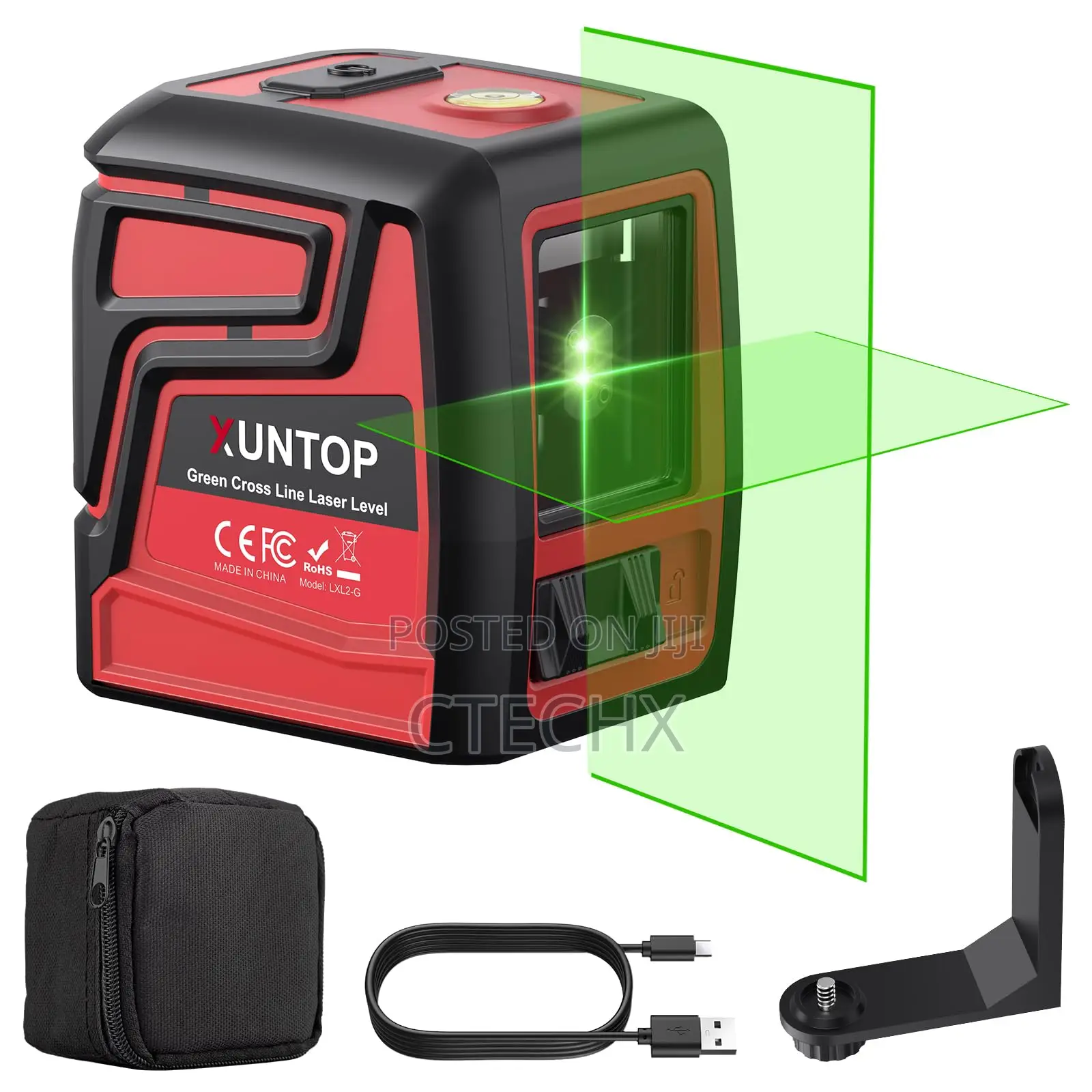 100ft Rechargeable Self Leveling Laser Level