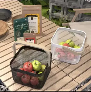 Storage Basket With Wooden