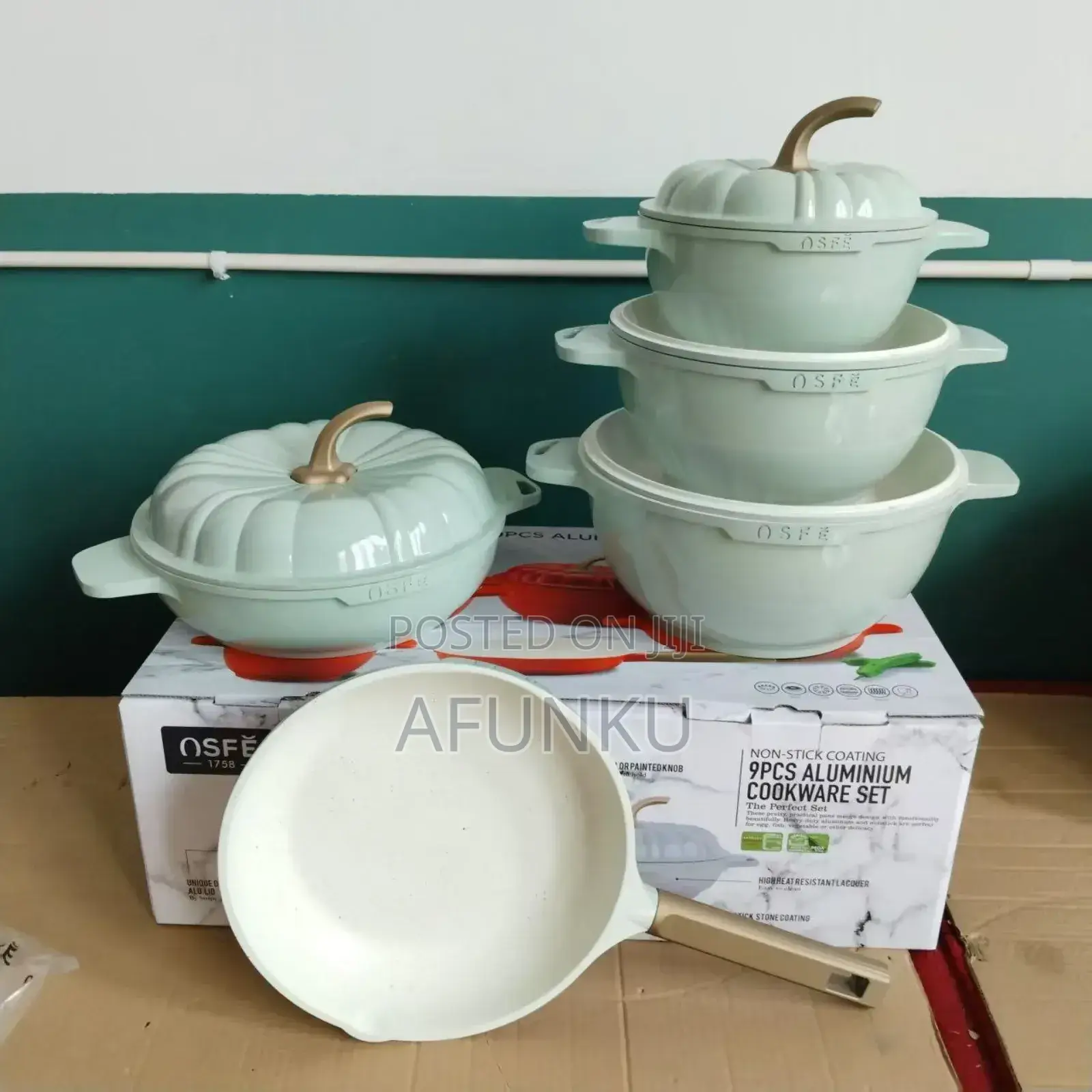 Quality 9pcs Aluminium Cookware Set