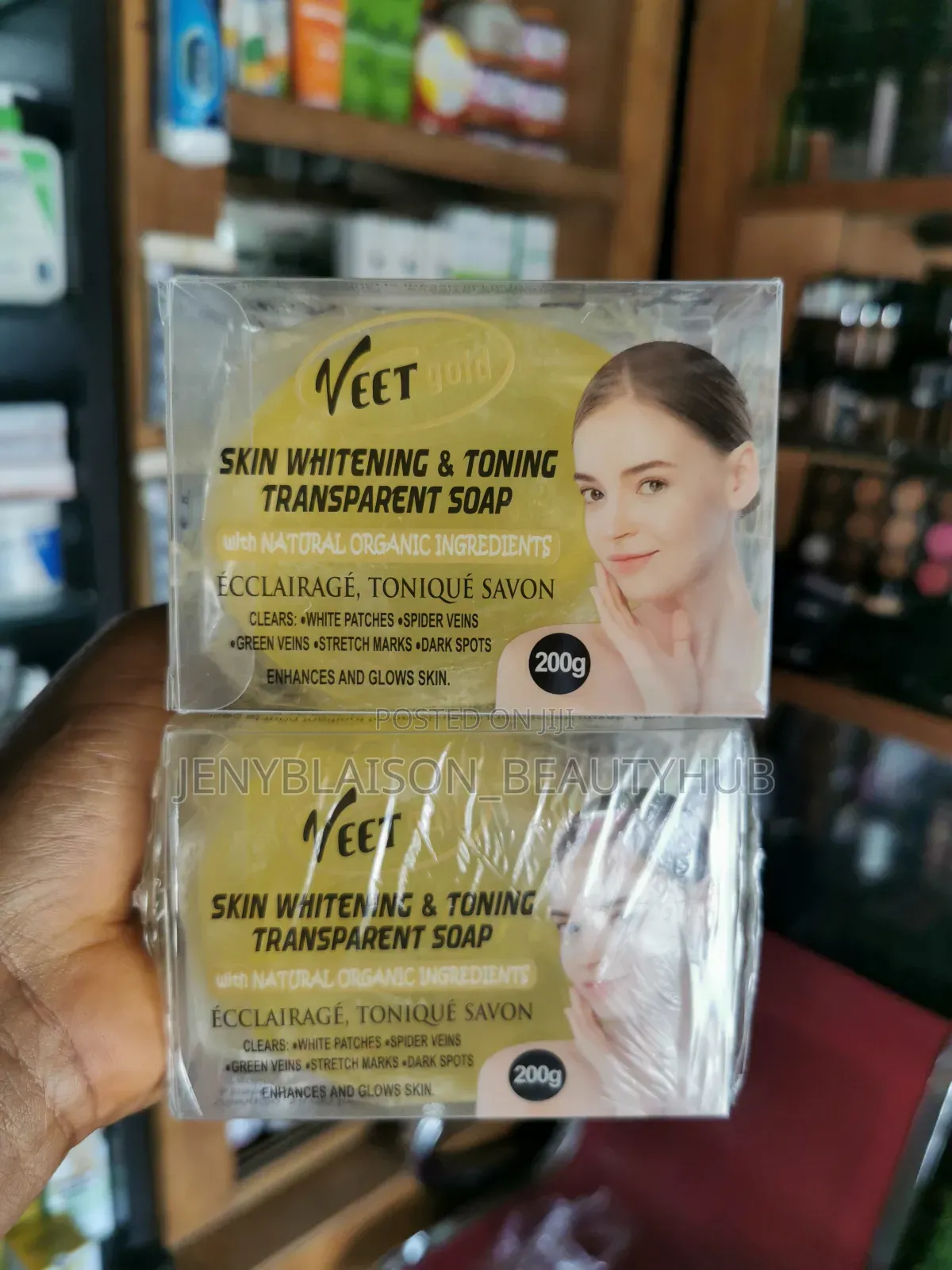 Veet Skin Whitening Toning Transparent Soap