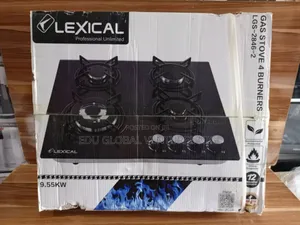 Lexical Flat Gas Cooker 4 Burners. LGS-2846-2.