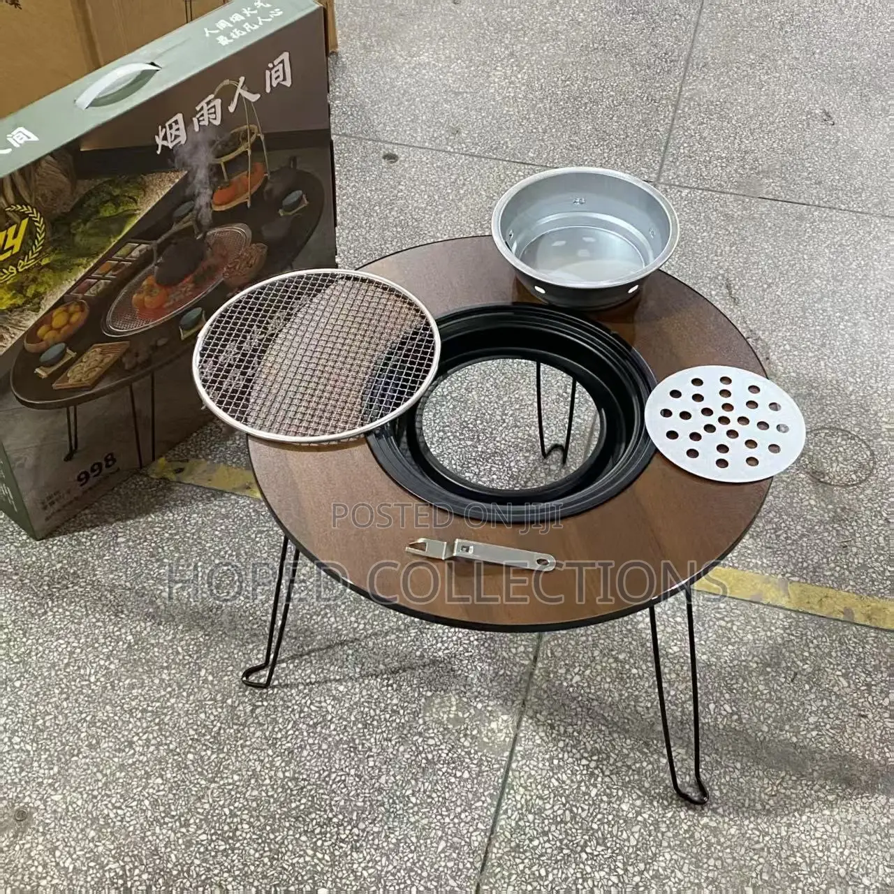 Foldable Barbecue Grill Table