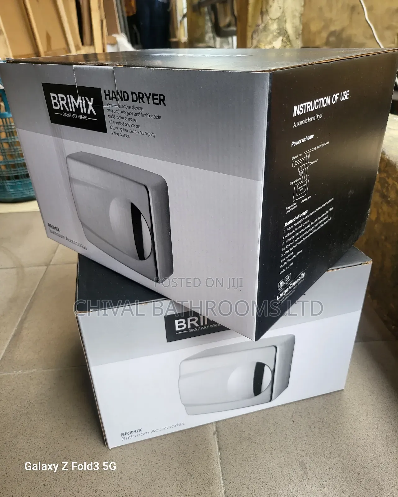 Brimix Stainless Hand Dryer