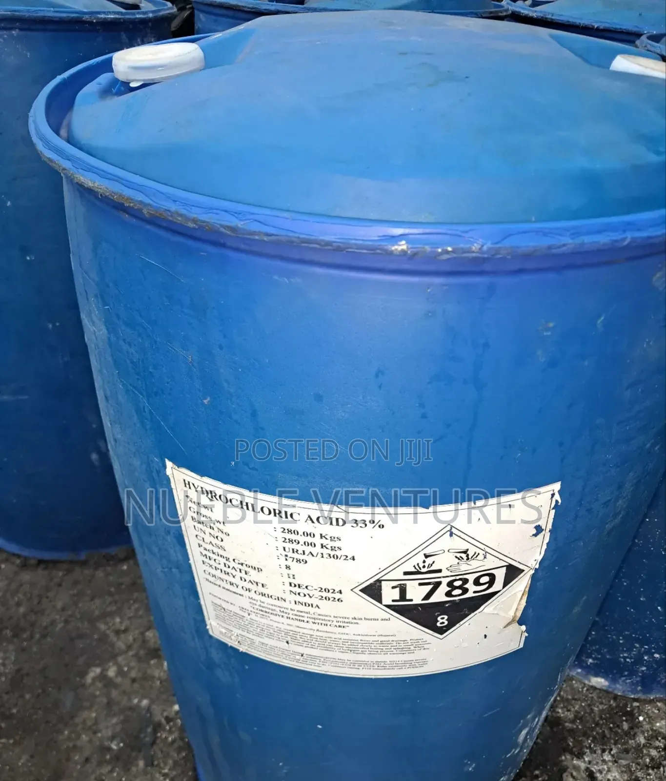 HCL Drum 280 250kg