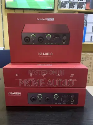 Focusrite Scarlett 2i2 Soundcard 2input To 2output Interface