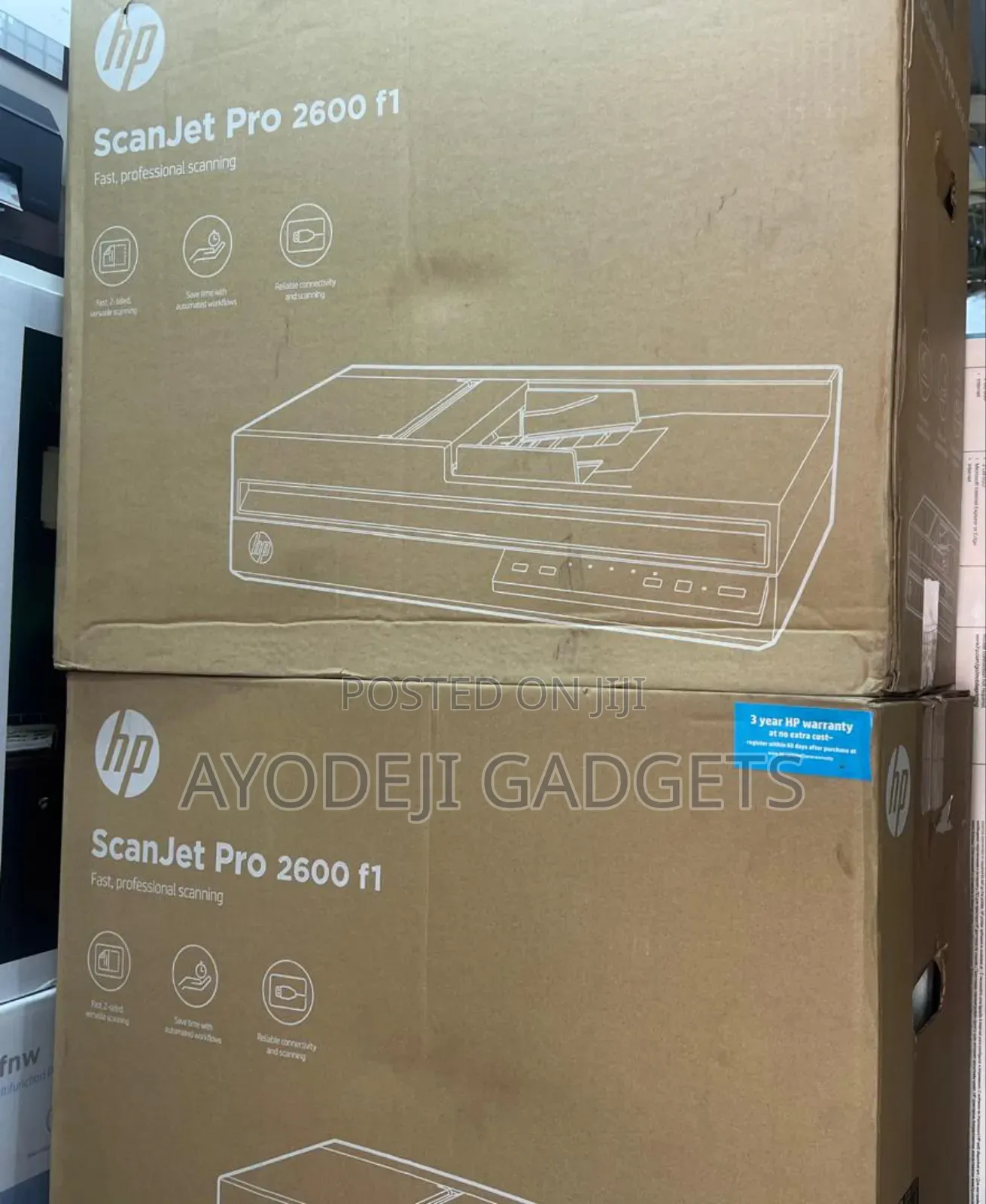 HP Scanjet Pro 2600 F1 Scan
