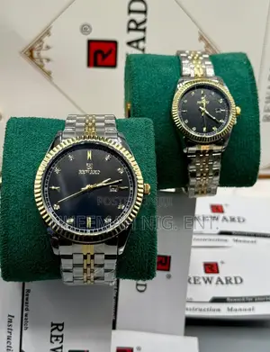 Brand :Reward His/Hers , Stainless Steel With Date