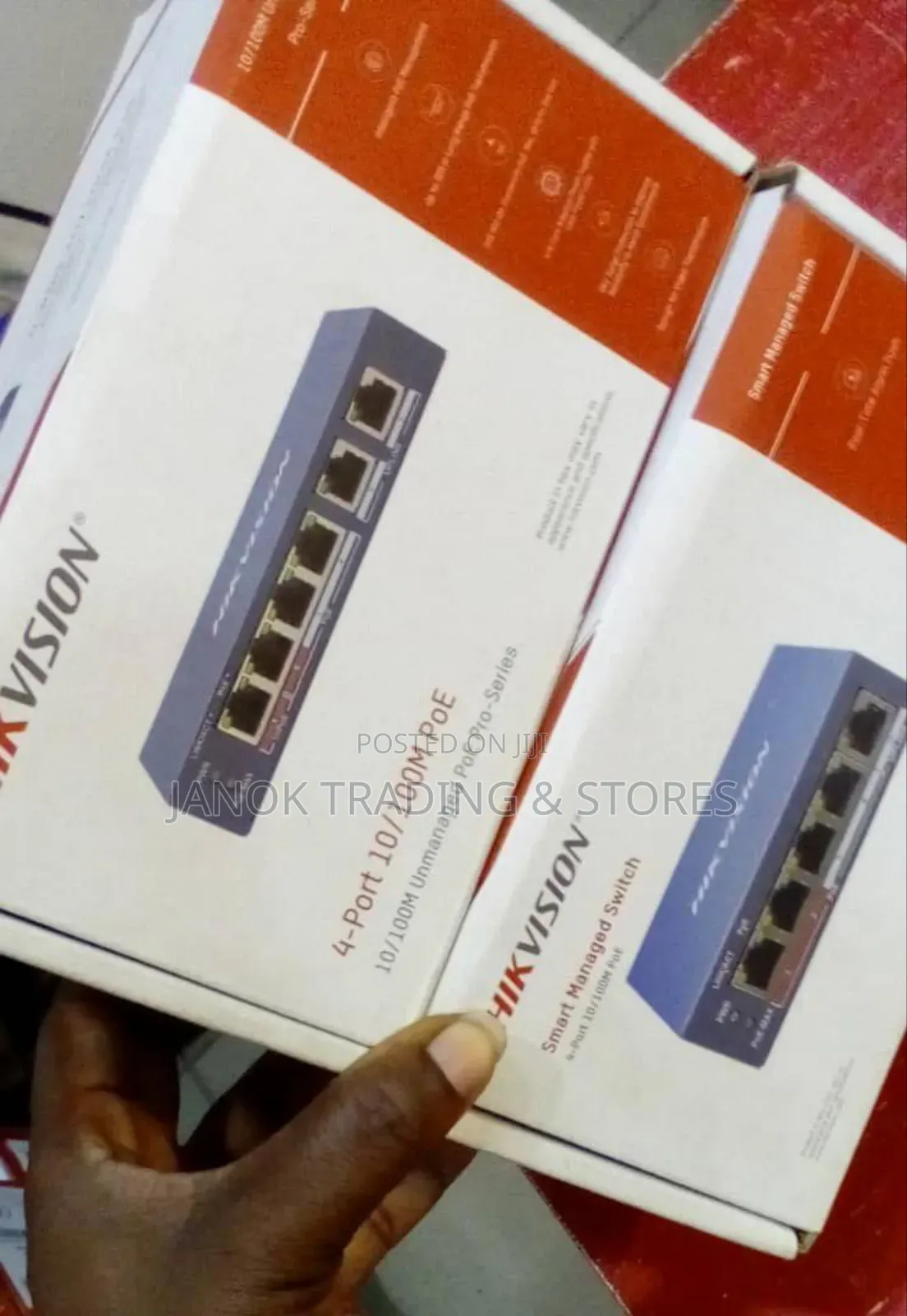 Hikvision 4-port 10/100m Poe Unmanaged Switch
