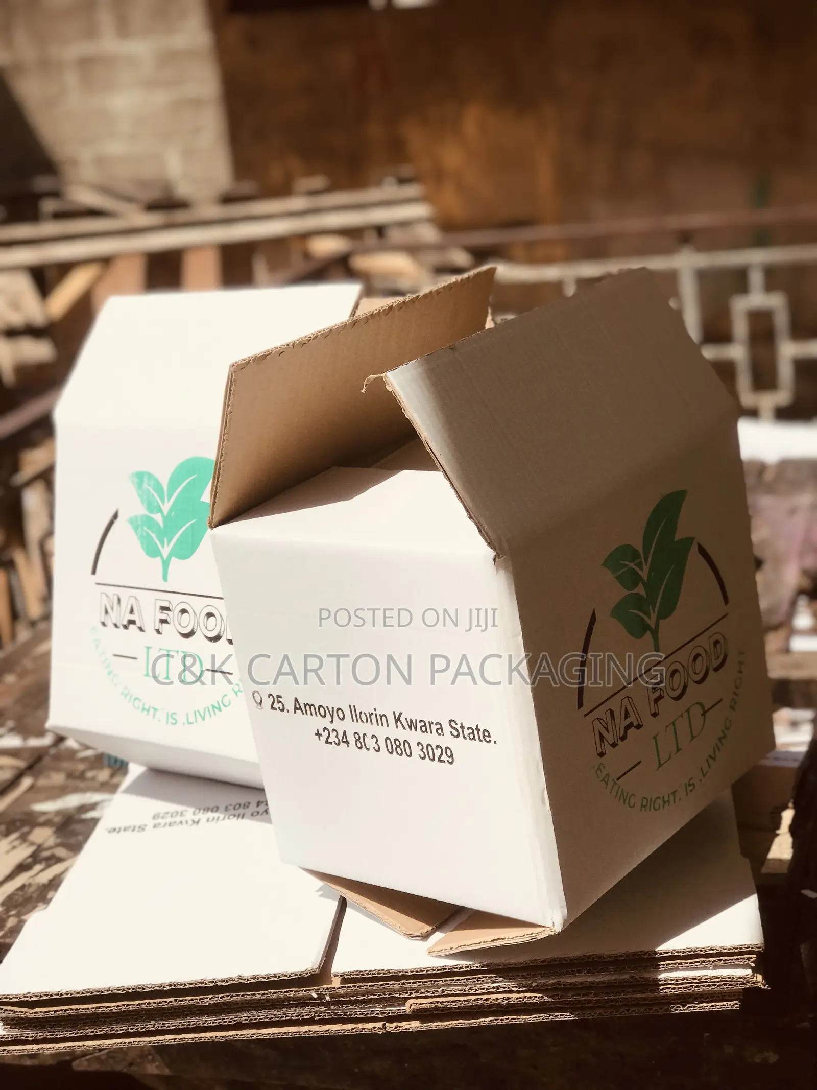 Two Colour Printed Carton Box