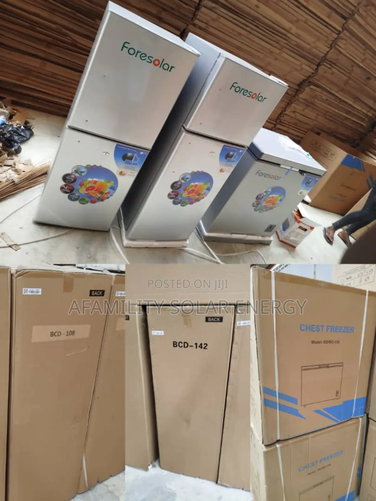 Solar Freezer and Refrigerator 142l