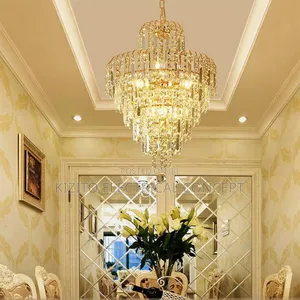 Intercom Crystal Glass Chandelier Led/Bulb