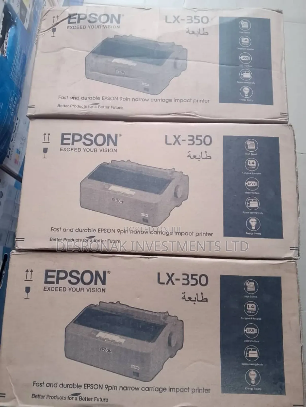 Epson Lx-350 Dot-matrix Printer