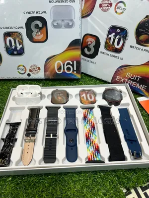 I90 Suit Extreme 11in1 Smart Watch With 3watch and 1 Earpod