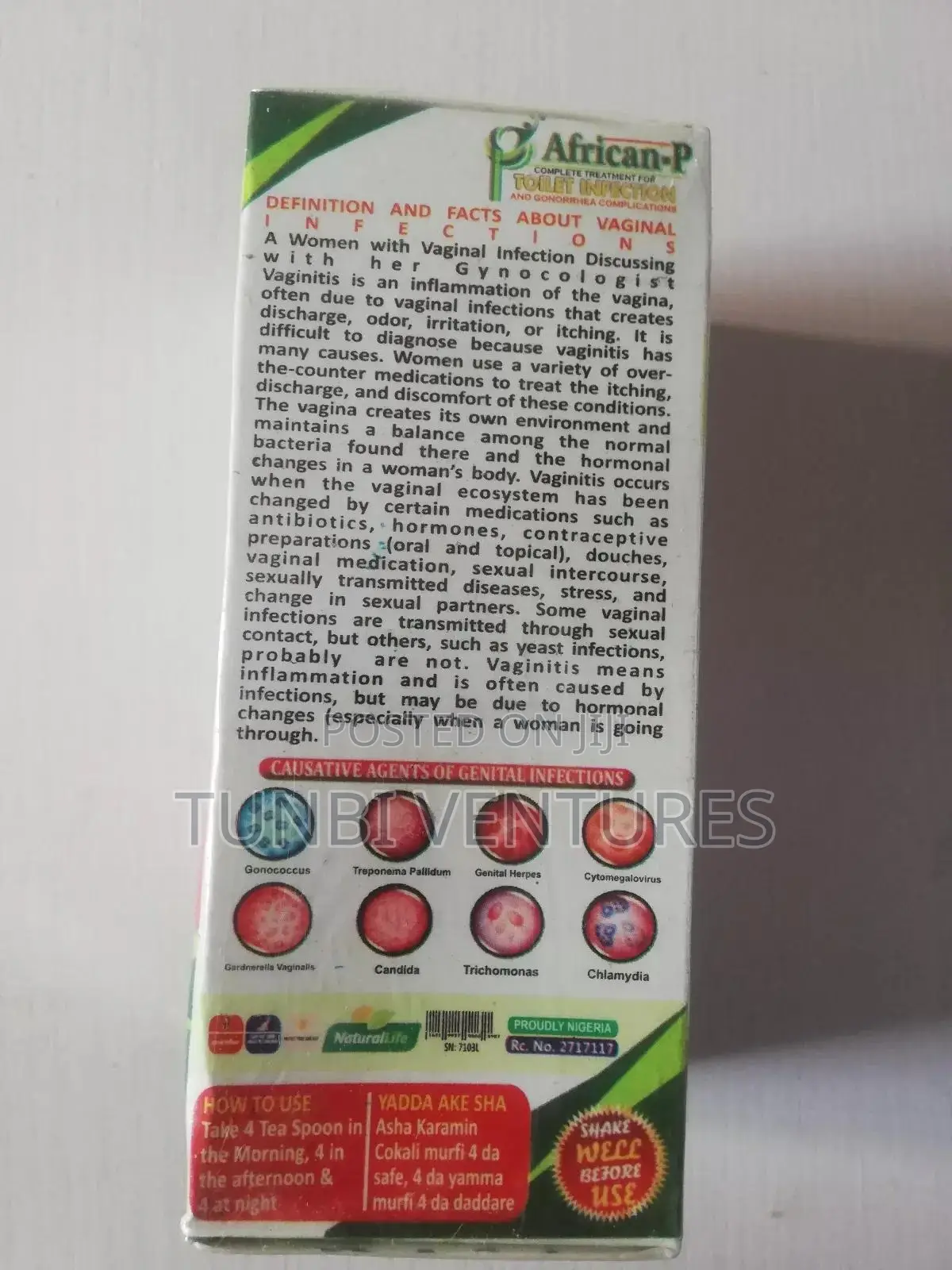 African-P Complete Treatment for Infection